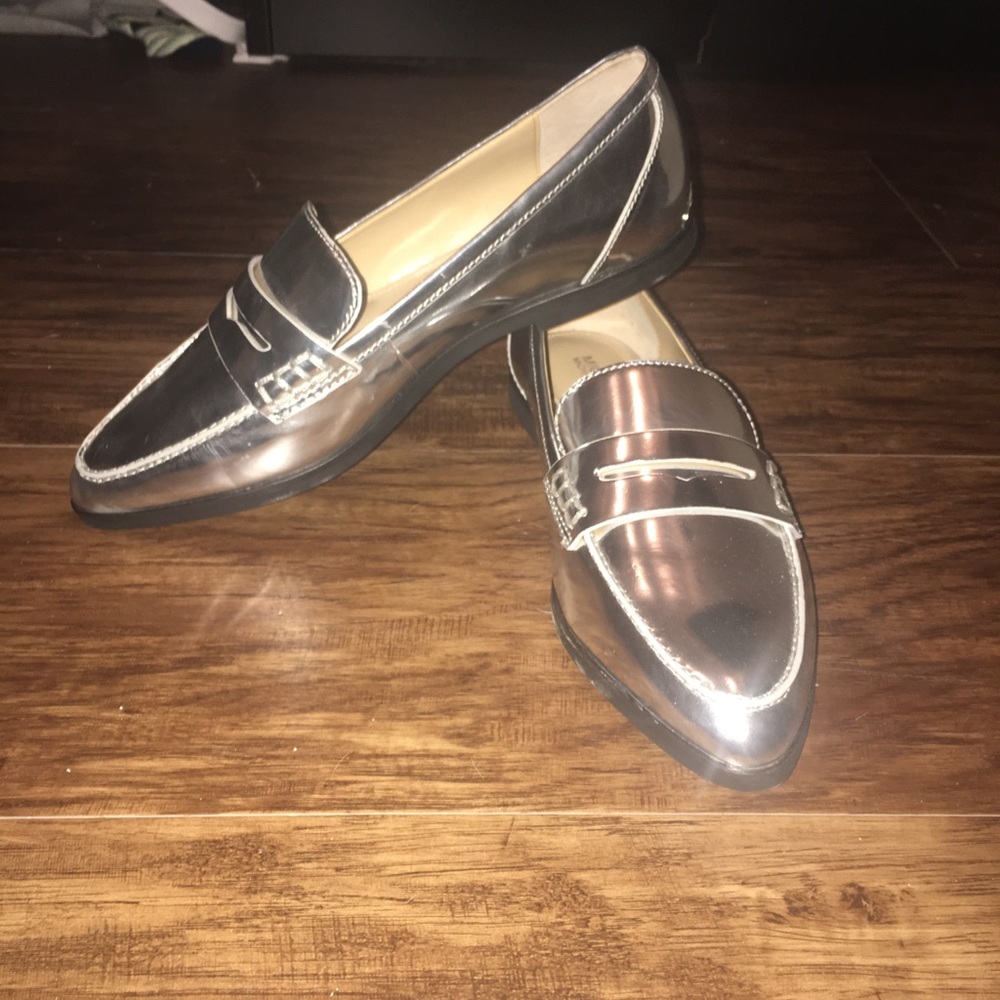 Michael Kors Metallic Loafers
